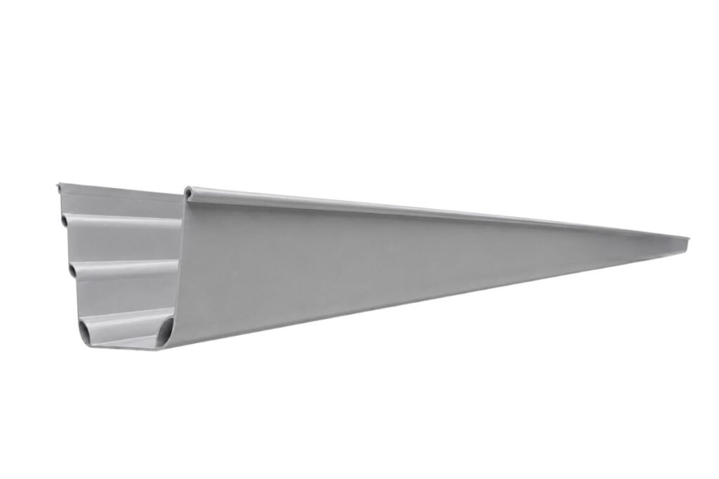 U[VC rain gutter R220 left EverPlast