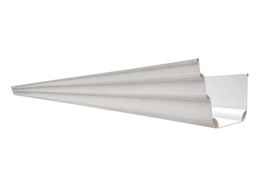 UPVC rain gutter R220 right side EverPlast