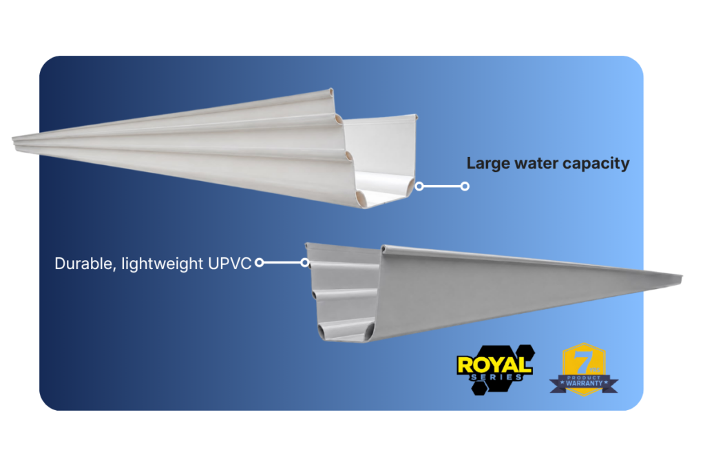 UPVC rain gutter R220