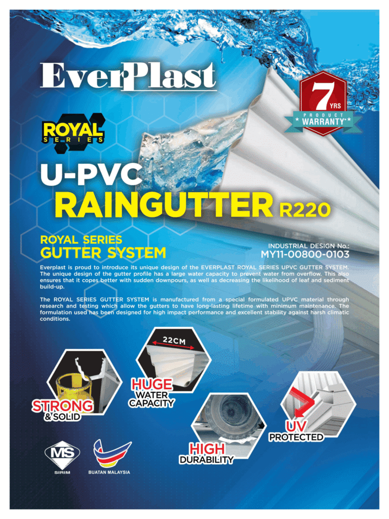 EverPlast UPVC Gutter catalogue